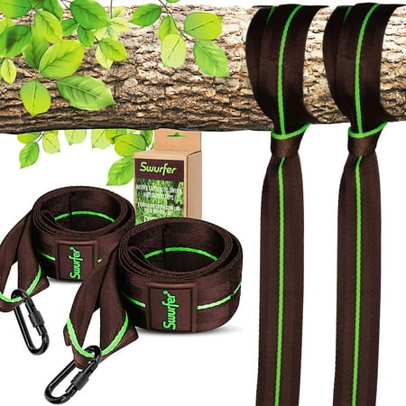 Swurfer Tree Swing Strap Hanging Kit, for Any Swing or Hammock, 60"
