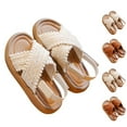 thumbnail image 1 of Swuxness Big Girls Flats Soft Soled Sandals Ethnic Style Student Versatile Breathable Beach, 1 of 5
