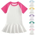 thumbnail image 1 of Swuxness Girl's Casual Sleeveless Princess Dress, Toddler Dresses, Girls Round Neck ColorDress with Pleated Skirt Comfortable Soft Breathable Lightweight Dress Pink, 9-10 Years, 1 of 3