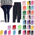 thumbnail image 1 of Swuxness Girls 2PC Leggings Long Pants Pale Tone Tender Tension Daily Wear, 1 of 5