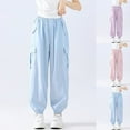 thumbnail image 1 of Swuxness Girls Base Long Pants Gradient Print Fashion Style Lightweight for Outdoor Wear, 1 of 5