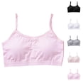 thumbnail image 1 of Swuxness Girls Sports Bras Seamless Crop Cami Tank Top Built In Pad Shockproof Breathable Supportive, 1 of 4