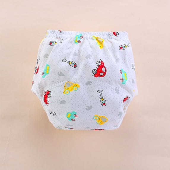 Swuxness Infant Print Potty Gear Underwear Washable Breathable Casual Soft Training Panties