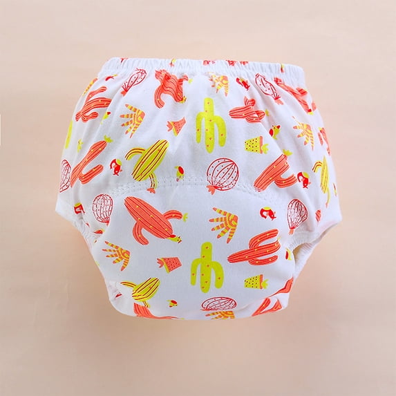 Swuxness Infant Print Training Underwear Stretchy Soft Comfortable Breathable Panties Washable Potty Training Use
