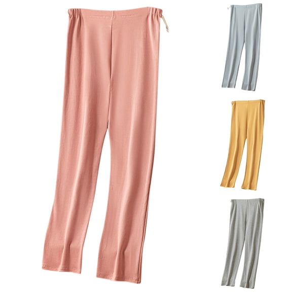 Swuxness Maternity Casual Straight Leg Long Pants, Pregnant Sports Pants, Women Solid Color High Waisted Stretch Loose Breathable Belly Support Comfortable Wide Leg Pants Blue, M