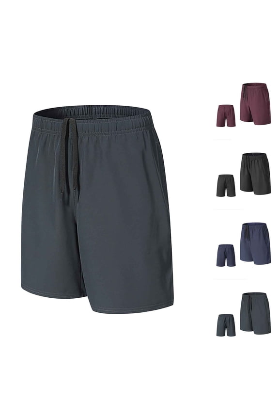 Men Sport Half Shorts Pants Lightweight Breathable Soft Leisure Versatile Outdoor Sweatpants