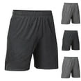 thumbnail image 1 of Swuxness Men Stretch Solid Color Leisure Sports Drawstring Pocket Pants Short Lightweight, 1 of 4