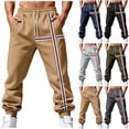 thumbnail image 1 of Swuxness Men's and Big Men's Long Sweatpants Fleece Drawstring Elastic Waistband Jogger, 1 of 5