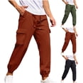 thumbnail image 1 of Swuxness Mens Sports Long Pants Fashion Soft Relaxed Winter Daily Outdoor Casual Bottoms, 1 of 5