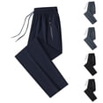 thumbnail image 1 of Swuxness Men's and Big Men's Sweatpants Fashion Breathable Jogger Athletic Jogger Pants with Drawstring Waist Pockets Stretchy Trousers Gray, XXXXL, 1 of 4