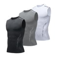 thumbnail image 1 of Swuxness Mens Solid Color Crew Neck Sleeveless Tank Top Casual Sports Fashion Summer Daily Wear Top, 1 of 5