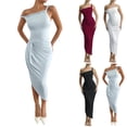 thumbnail image 1 of Swuxness Sleeveless Mini Dresses Comfortable for Women's Tight Bodycon Slim Fashion Dress, 1 of 5