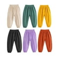 thumbnail image 1 of Swuxness Toddler Casual Full Length Pants Summer Breathable Elastic Waist Joggers, 1 of 3
