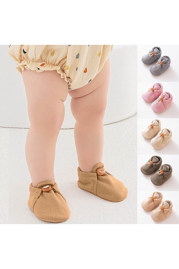 Toddler First Walk Shoes Floor Style Soft Wrap Suitable for Newborn Indoor Walking