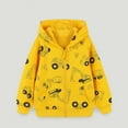 thumbnail image 1 of Swuxness Toddler Hooded Sweatshirts for Boys Print Hooded Tops Zipper Jacket Outerwear, 1 of 3