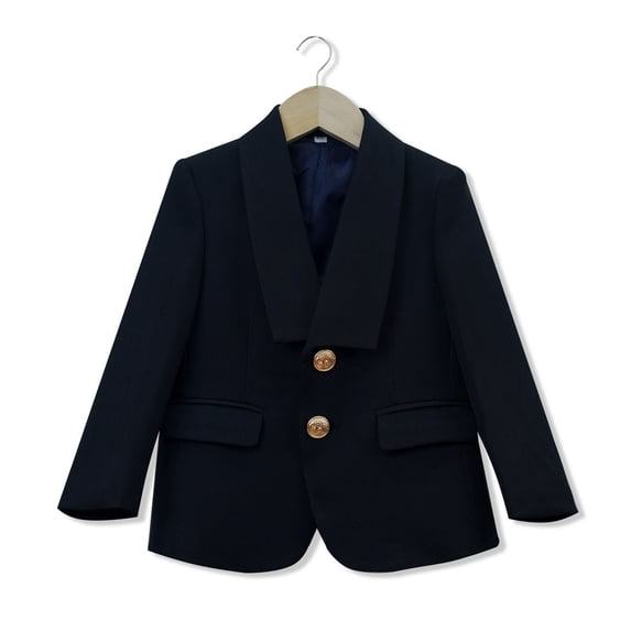Swuxness Toddler Long Sleeve Blazer Preppy British Style Student Uniform Casual Outer Wear