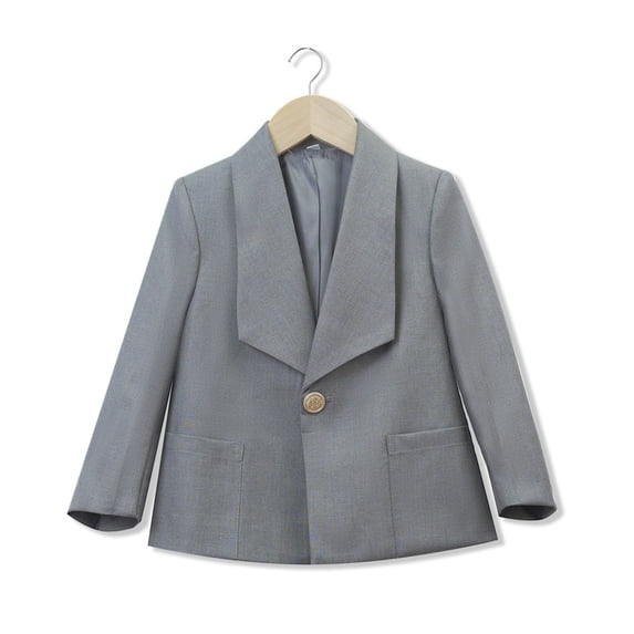 Swuxness Toddler Long Sleeve Blazer Preppy British Style Student Uniform Comfortable Apparel