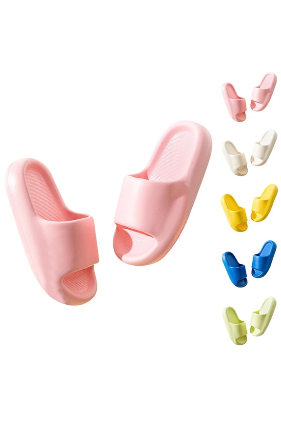 Toddler Slide Slippers Thick Cushion Use for Indoor Bathroom and Summer Wearing