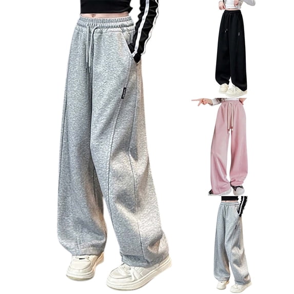 Swuxness Toddler Sweatpants Full Length Pants Drawstring Summer Sports Casual Wear