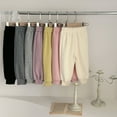 thumbnail image 1 of Swuxness Toddler Sweatpants, Kids Fall Long Pants, Toddler Kids Boys and Girls Fashion Solid Color Trousers Pants Sweatpants White, 5-6 Years, 1 of 4