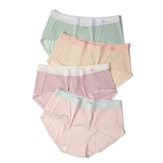 Swuxness Women's Comfortable Seamless Briefs Panties Breathable Ice Silk Hip Lifting Panties