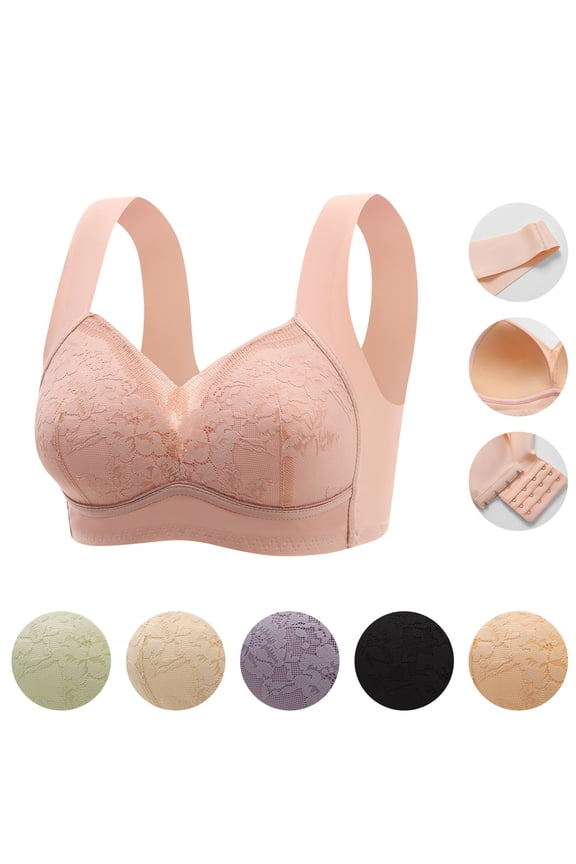 Women's Push Up Tank Bras Casual Adjustable Comfortable Full Cup for Side Breast