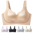 thumbnail image 1 of Swuxness Women's Full Cup Push Up Bras Lift Soft Support Seamless Sagging Comfortable Breathable, 1 of 4
