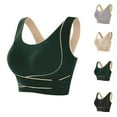thumbnail image 1 of Swuxness Women's Push Up Wireless Bra, Women's Full Cup Sports Yoga Bra, Women Back Side Closure Yoga Sports Seamless Push Up Comfortable Bra Black, 40/90BCD, 1 of 5