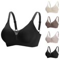 thumbnail image 1 of Swuxness Women's Push Up Wireless Bras Thin with Back Closure Comfortable Lightweight Breathable Sports, 1 of 3