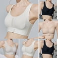 thumbnail image 1 of Swuxness Women's Push Up Wireless Bras Solid Color Back Closure Support for Side Breast and Sagging, 1 of 5