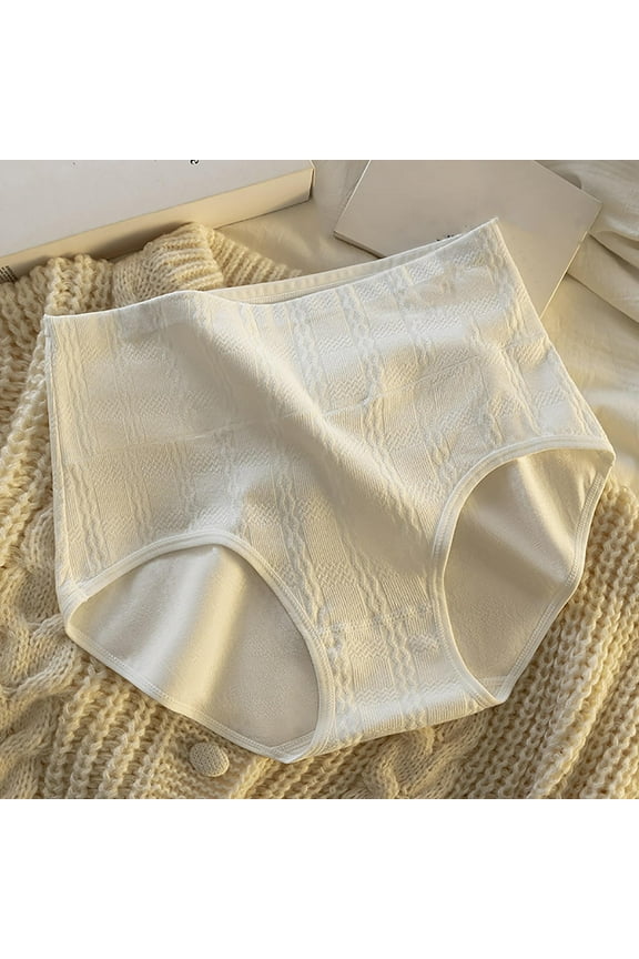 Women's Seamless Stretch Briefs Breathable Wicking Soft Lightweight Comfortable Everyday High Waisted Panties