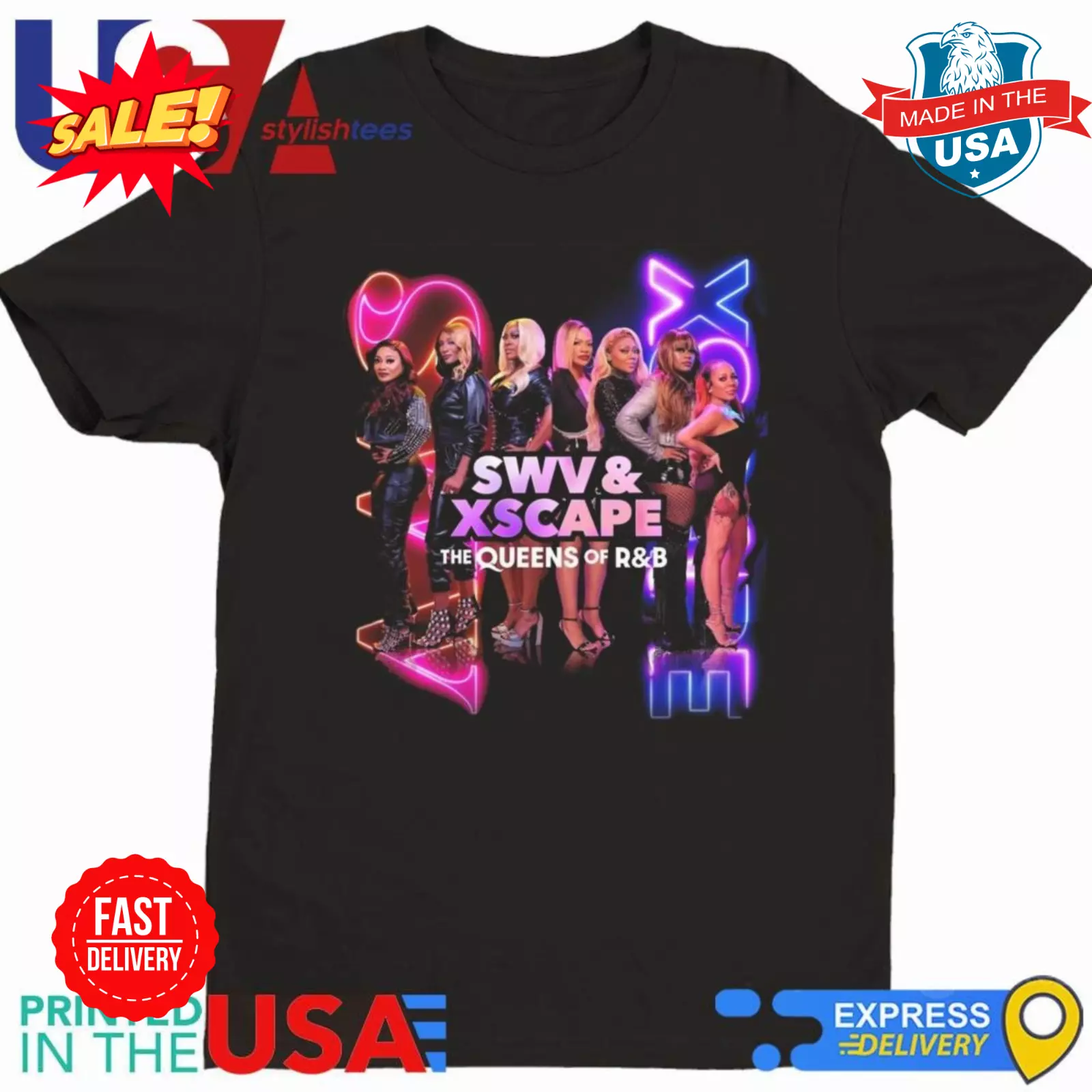 Swv And Xscape Queens Of Rb Tour 2025 Shirt