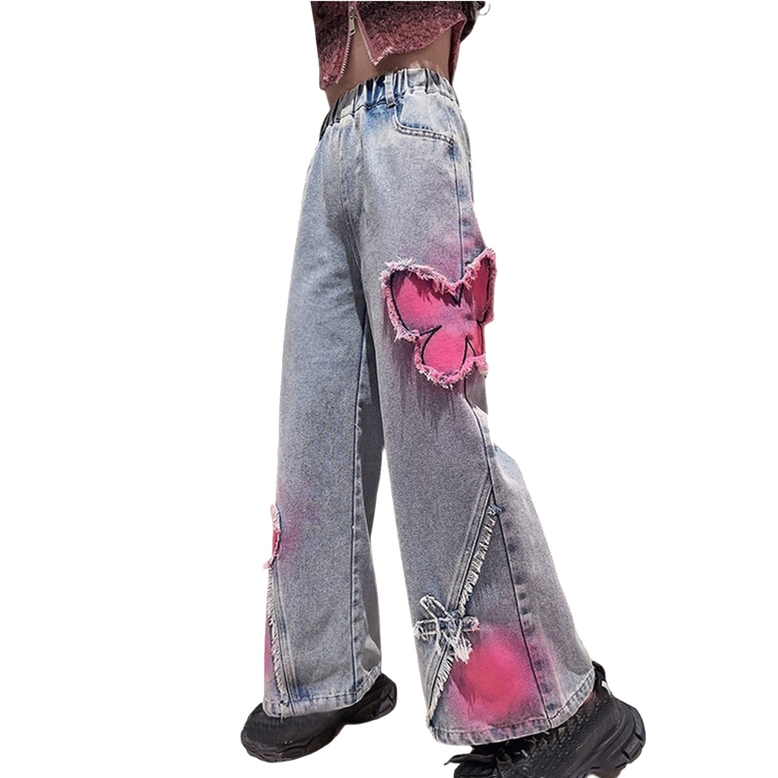 Imported Stylish Blue Denim Jeans Pant for Baby Girls