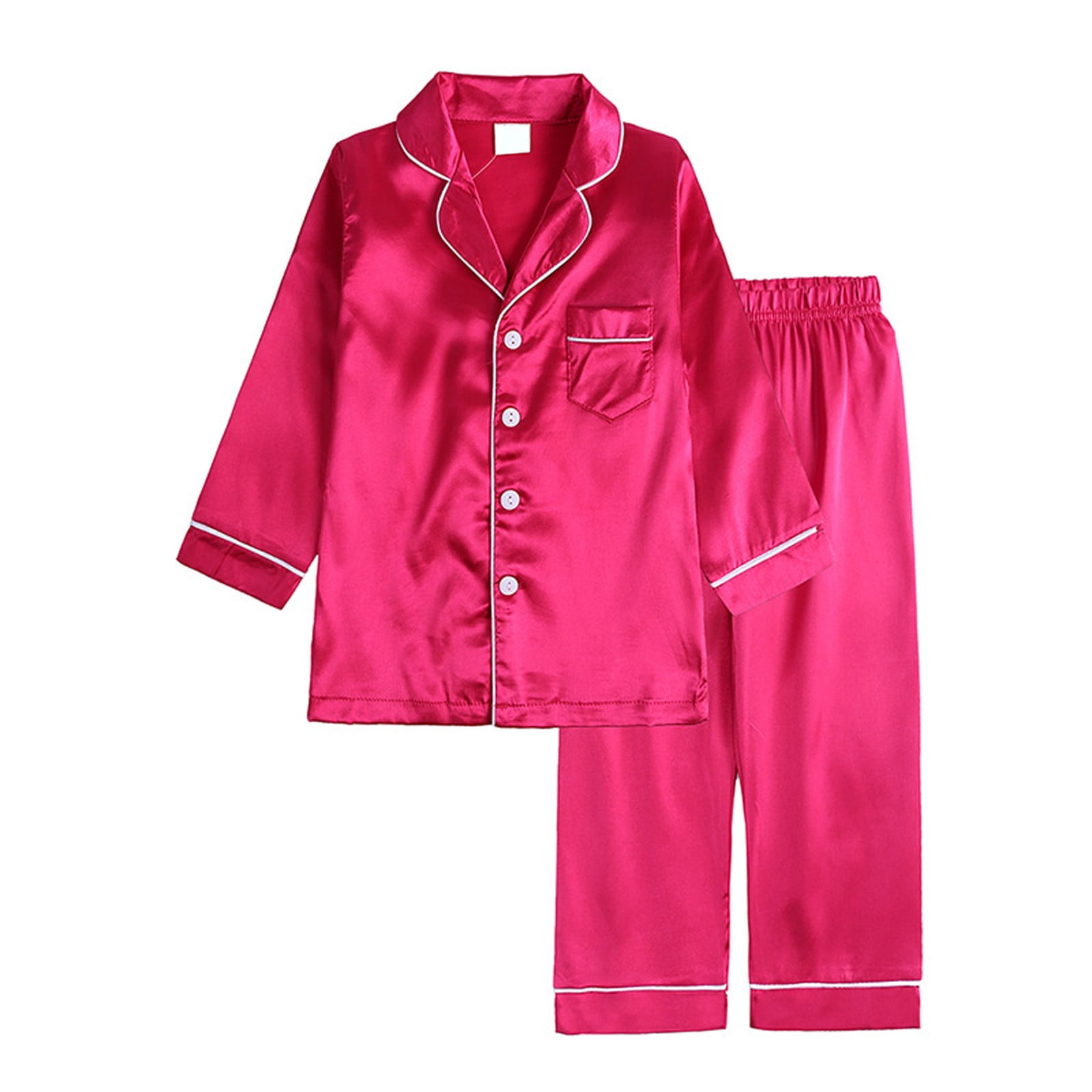 girls pink sweetheart pajamas set main image 0