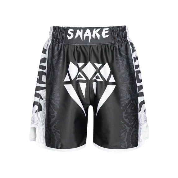 Sxiwei Kids Boys Girls Boxing Shorts Muay Thai Shorts Kickboxing MMA Gym Training Trunks Type A M/160