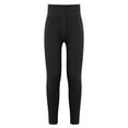 thumbnail image 1 of Sxiwei Kids Yoga Dance Pants Sport Athletic Leggings Girls Stretchy Jogging Sweatpants with Pockets Black 150, 1 of 5
