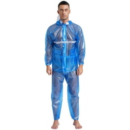 JNGSA Rain Suits For Men Classic Rain Gear Waterproof Rain Coats Hooded Man S Rainwear Fishing Rain Jacket And Rain Pants Cycling Raincoat Big Tall Size Walmart