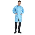 thumbnail image 1 of Sxiwei Unisex Mens Womens Long Sleeve Hooded Workshop Uniforms Anti-static Medical Lab Coats Workwear Blue 3XL, 1 of 5