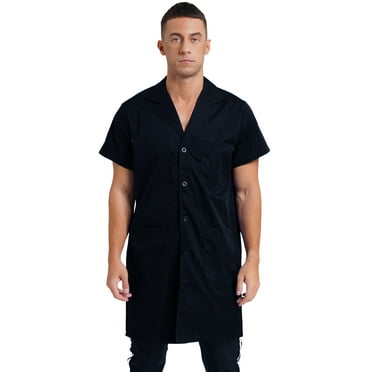 Sxiwei Unisex Uniform Factory Jacket Paint Work Coat Adult Dustproof Wear Resistant Work Coat Navy Blue 180