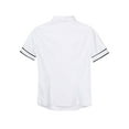 thumbnail image 1 of Sxiwei Women's Japanese Anime Schoolgirl Uniform Blouse Turn-down Collar Short Sleeve Shirts Top Black 3XL, 1 of 4
