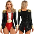 thumbnail image 1 of Sxiwei Women's Ringmaster Costume Circus Ring Leader Master Lion Tamer Fancy Dress Bodysuit Black 3XL, 1 of 6