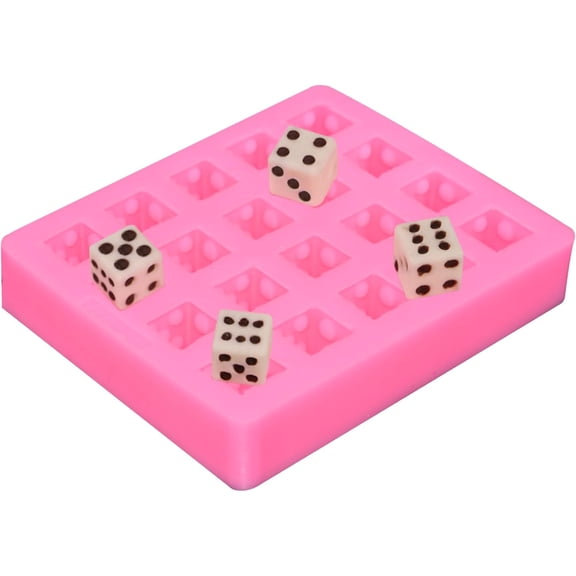 Sxpopstore 20 with Cavity Dice Silicone Fondant Mold