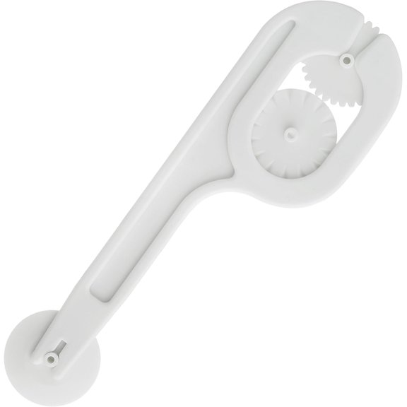 Sxpopstore Ateco Fondant Cutter Embosser with 3 Interchangeable Wheels and Food White