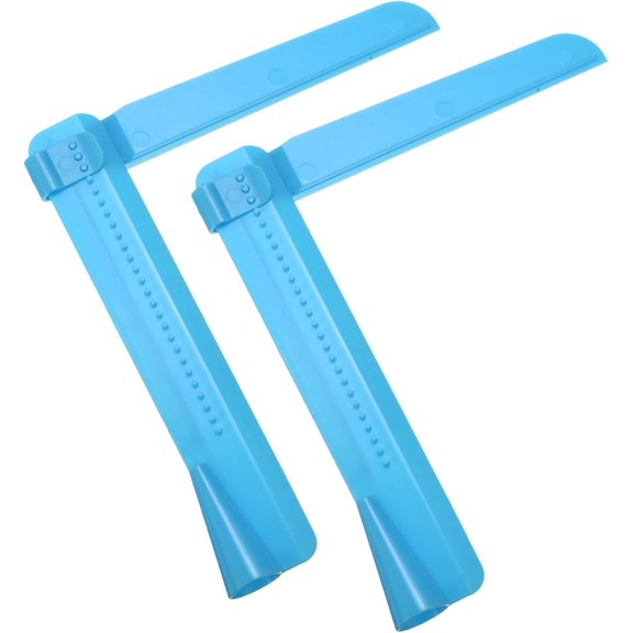 Sxpopstore Uxcell Adjustable Cake Scraper with Adjustable Cake Smoother Edge 2 Pcs, Blue