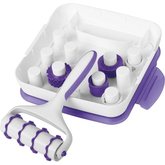 Sxpopstore Wilton Fondant Ribbon Cutter Set with Create Fondant Ribbons for Cakes