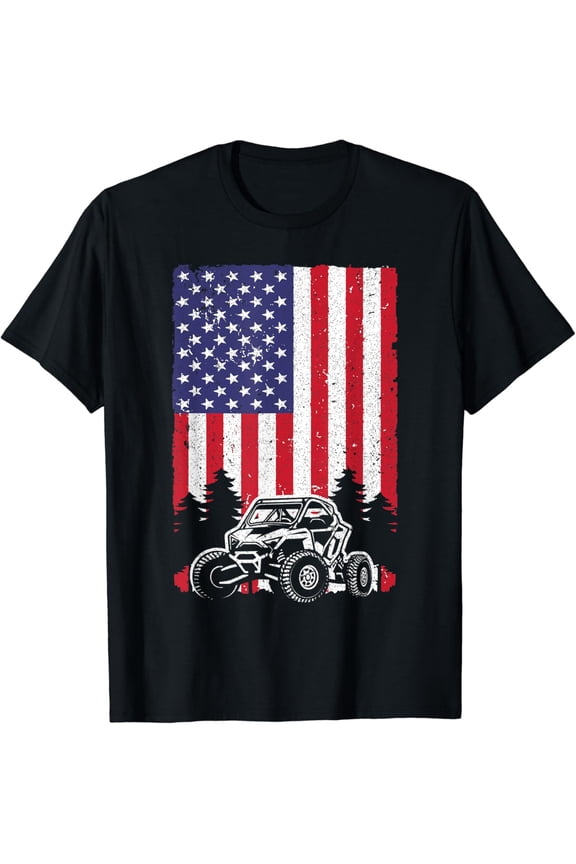 Sxs For Men Women Offroad Mud Riding 4Th Of July Us Flag T-Shirt Unisex S-5XL Hot Trending Shirt, Vintage Birthday Gift