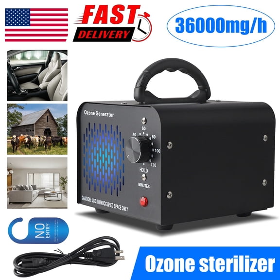 SxtchT 36000mg/h Ozone Generator Machine Air Purifier Ionizer Ozonator Timer for Home