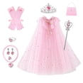 thumbnail image 1 of 【Sxzmall】11Pcs Princess Cape Set, Princess Dress up Clothes for Little Girl, Princess Dresses for Girl 3-8 Years Birthday Gift, 1 of 9