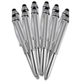 thumbnail image 1 of SyPen Stylus Pen for Touchscreen Devices, Tablets, iPads, iPhones, Multi-Function Capacitive Pen With LED Flashlight, Ballpoint Ink Pen, 3-In-1 Pen, 10PK, Silver, 1 of 1