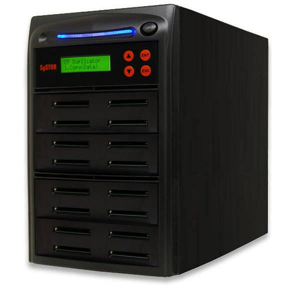 SySTOR 1:15 Multiple Compact Flash CF Memory Card Duplicator / Sanitizer